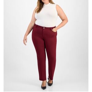 Jones New York Deep Red Trousers Size 24W